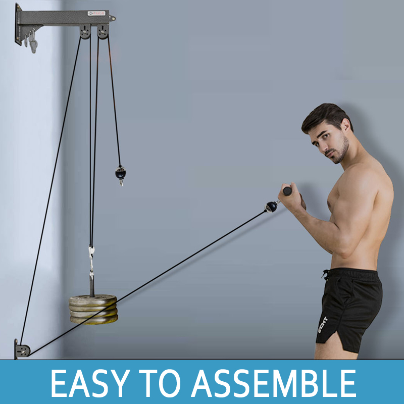 Home Gym Pulley System - Aan de muur gemonteerd gymkatrolsysteem -