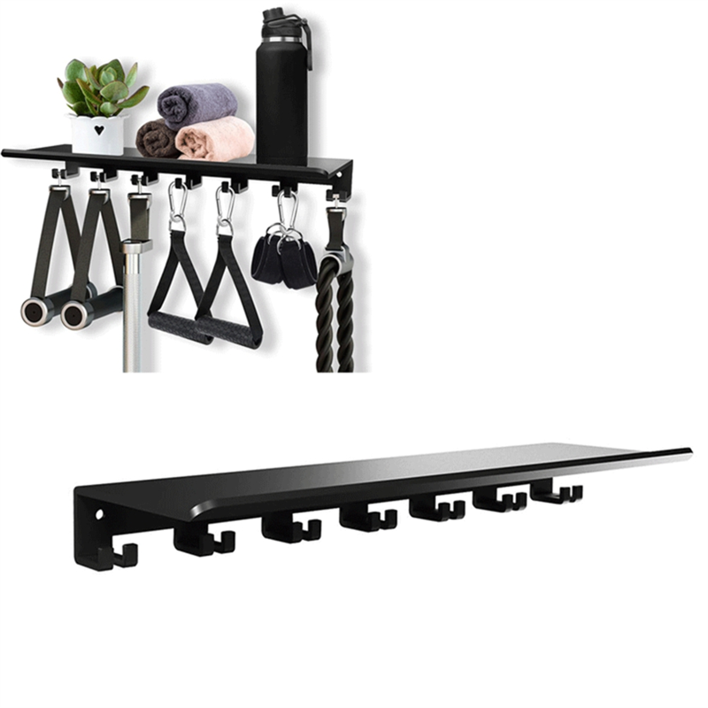 Home Gym Recommendations - 【RECOMMEND】 Metalen plankhouder voor thuisgymnastiekopslag, plank