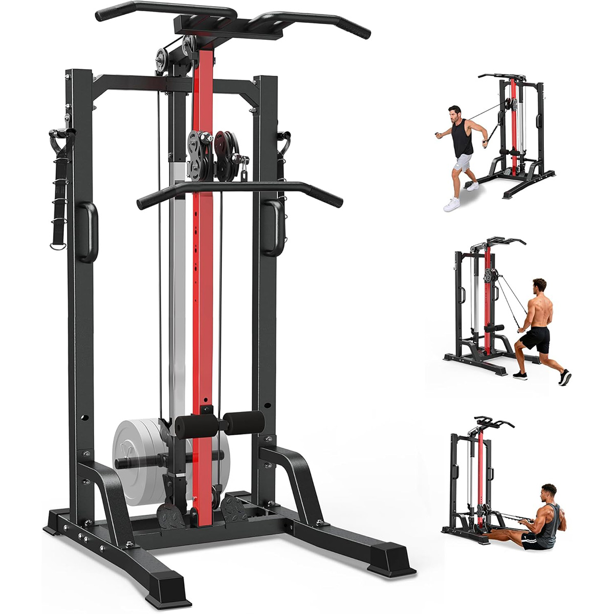 Home Gym System - Pooboo Home Gym Machine - Hoog/laag