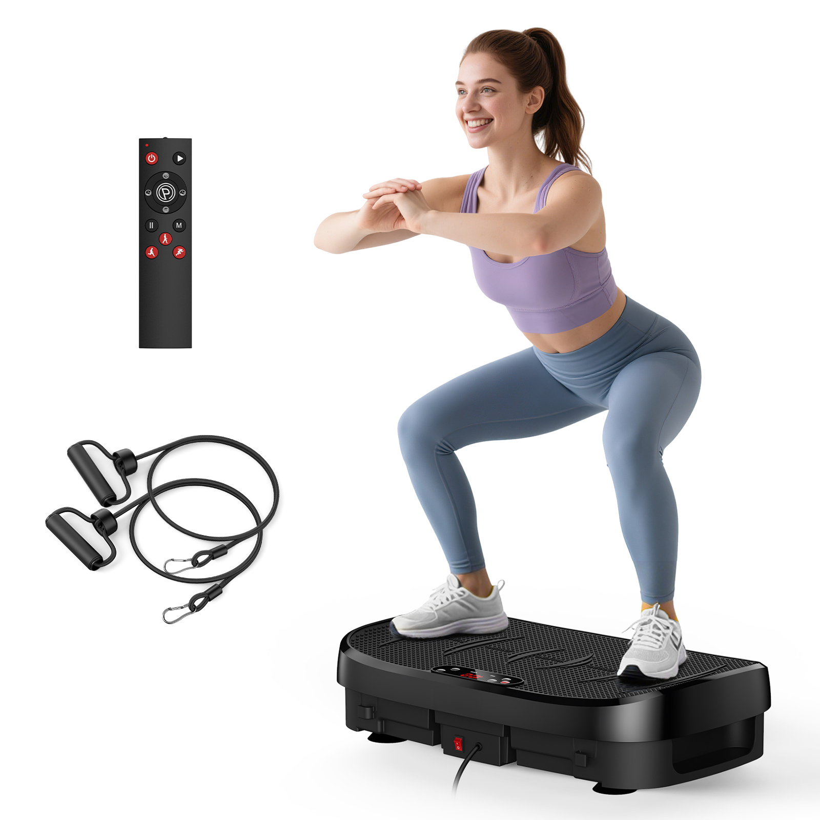 Home Gym System - Trilplaat Vetverbranding Fitnessplatform Hele Lichaam 120
