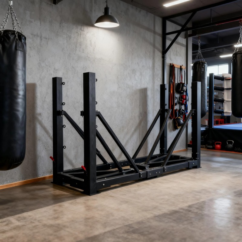 Home Gym Set - Opvouwbare boksringset, klein, inklapbaar, voor thuisbokstraining