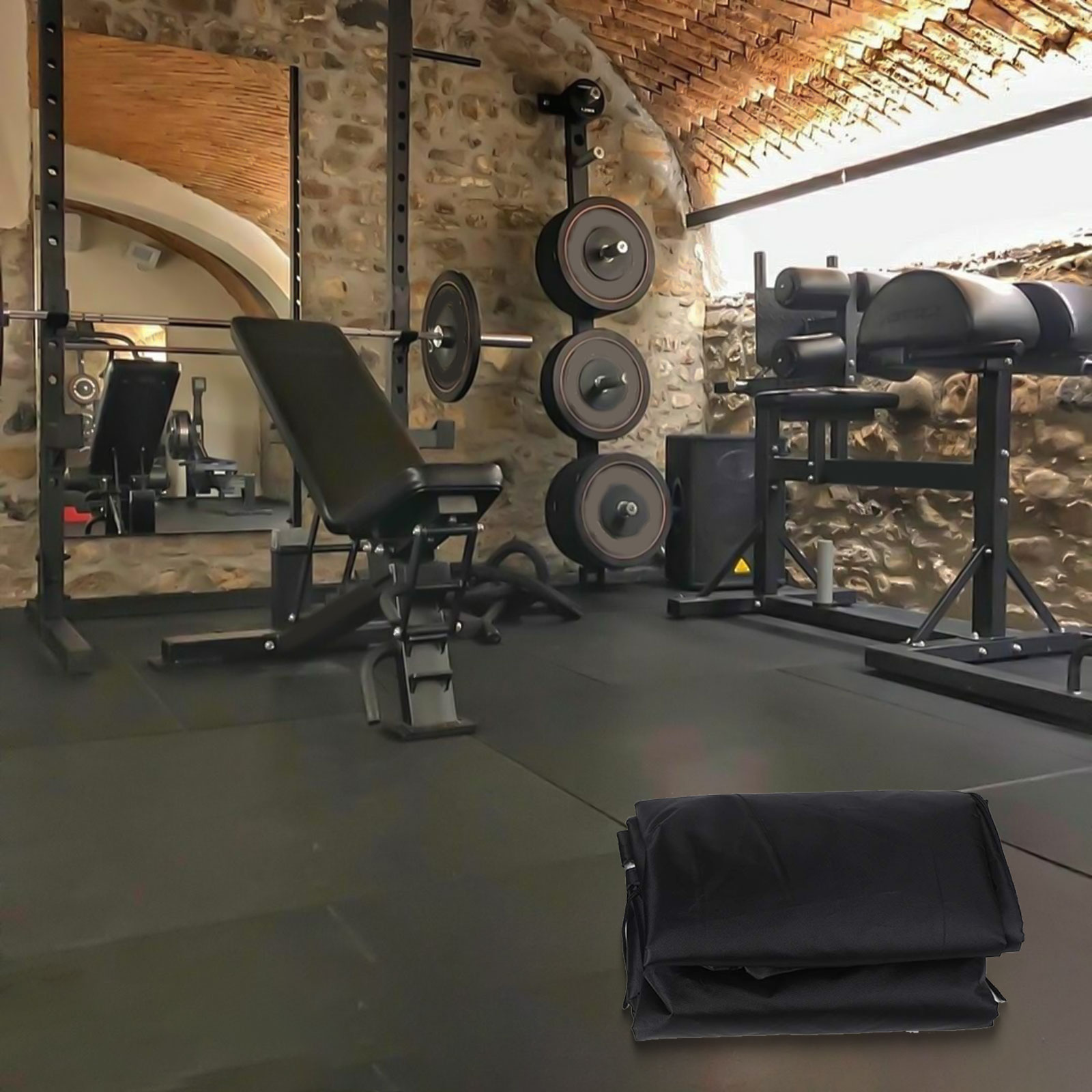 Home Gym Dimensions - Verstelbare riemafdekking voor sportschool Stofdichte hoes