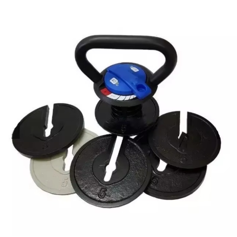 Home Gym Set - DUTRIEUXVerstelbare ronde chromen halter Kettlebell Set