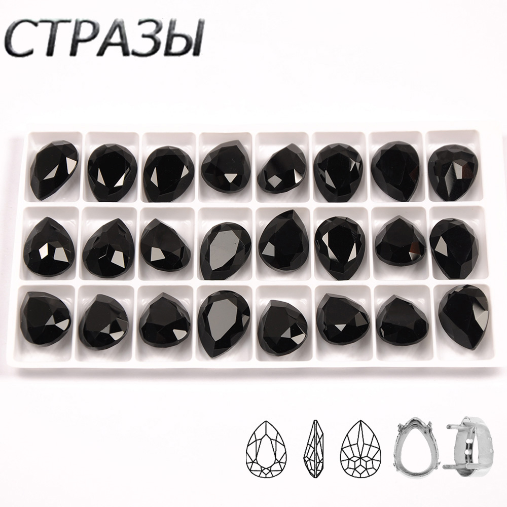 Home Gym Diy - Jet Glass Crystal Materiaal Fancy Naai