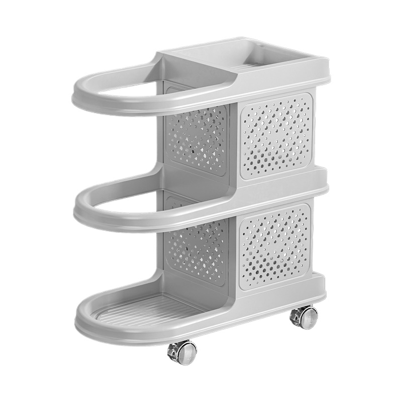 Home Gym Yoga Storage - 2/3-laags yogamat opbergwagen met wielen, organizer