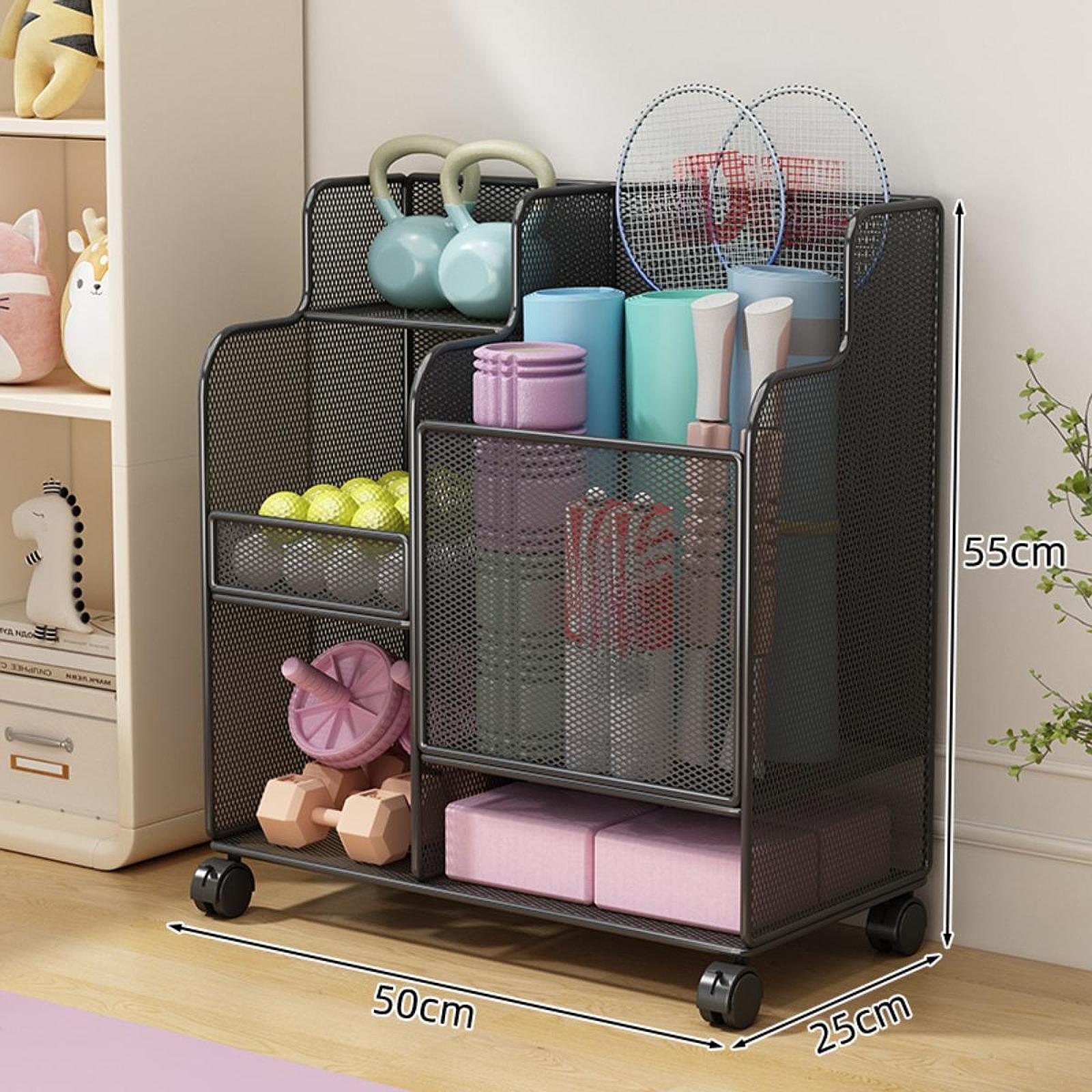 Sportuitrusting opbergrek op w - Home Gym Yoga Storage recensie en prijs