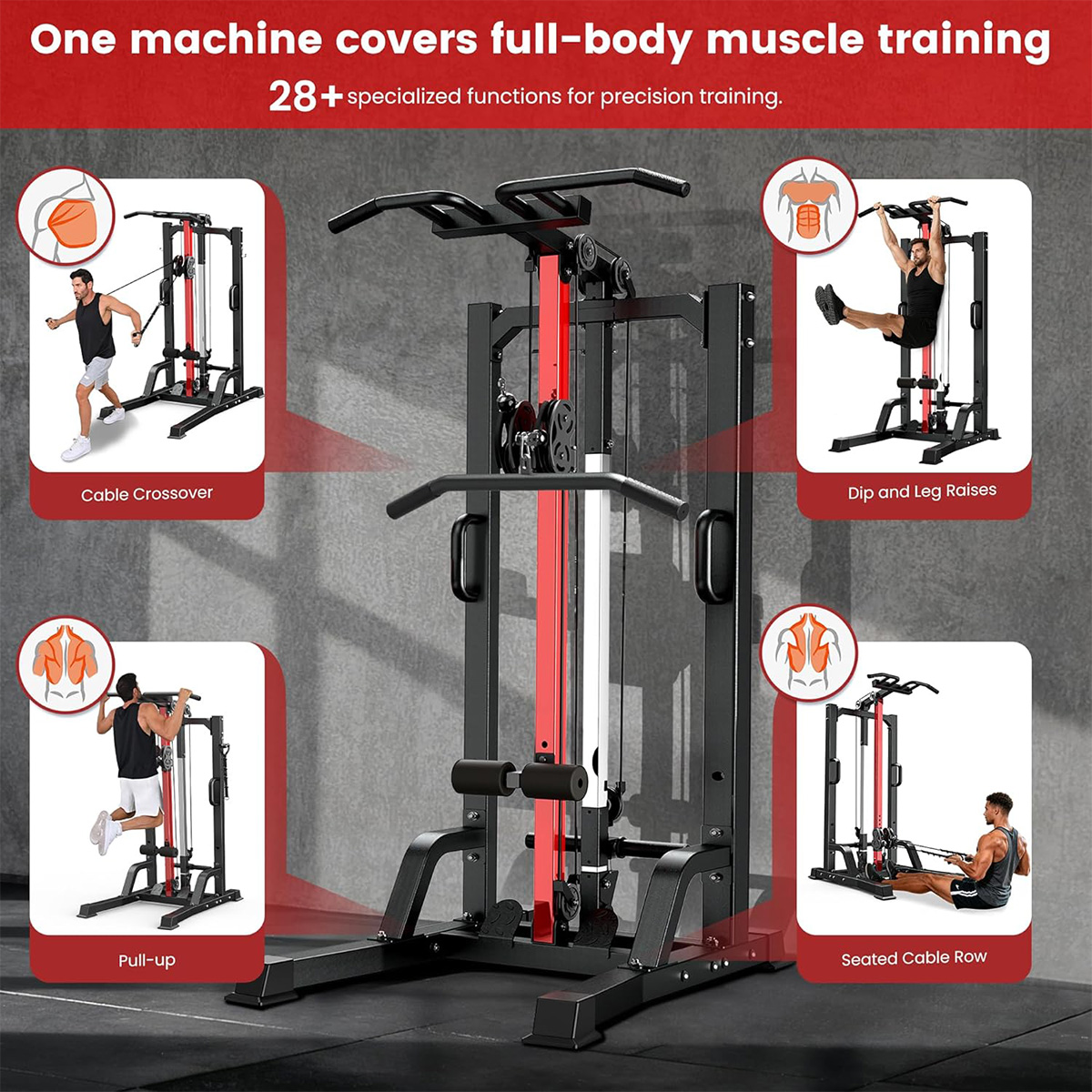 Pooboo Home Gym Machine - Hoog - Home Gym System recensie en prijs