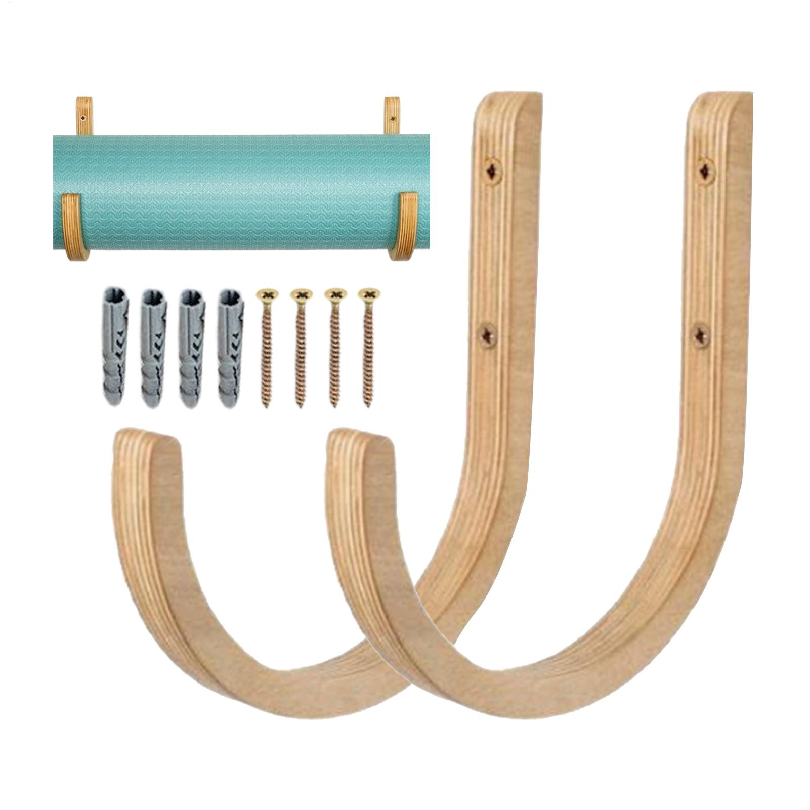 Houten Yogamat Houder Wandmont - Home Gym Yoga Storage recensie en prijs