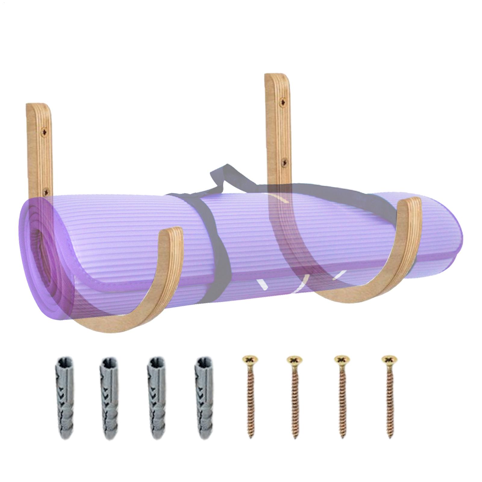 Houten Yogamat Houder Wandmont - Home Gym Yoga Storage recensie en prijs