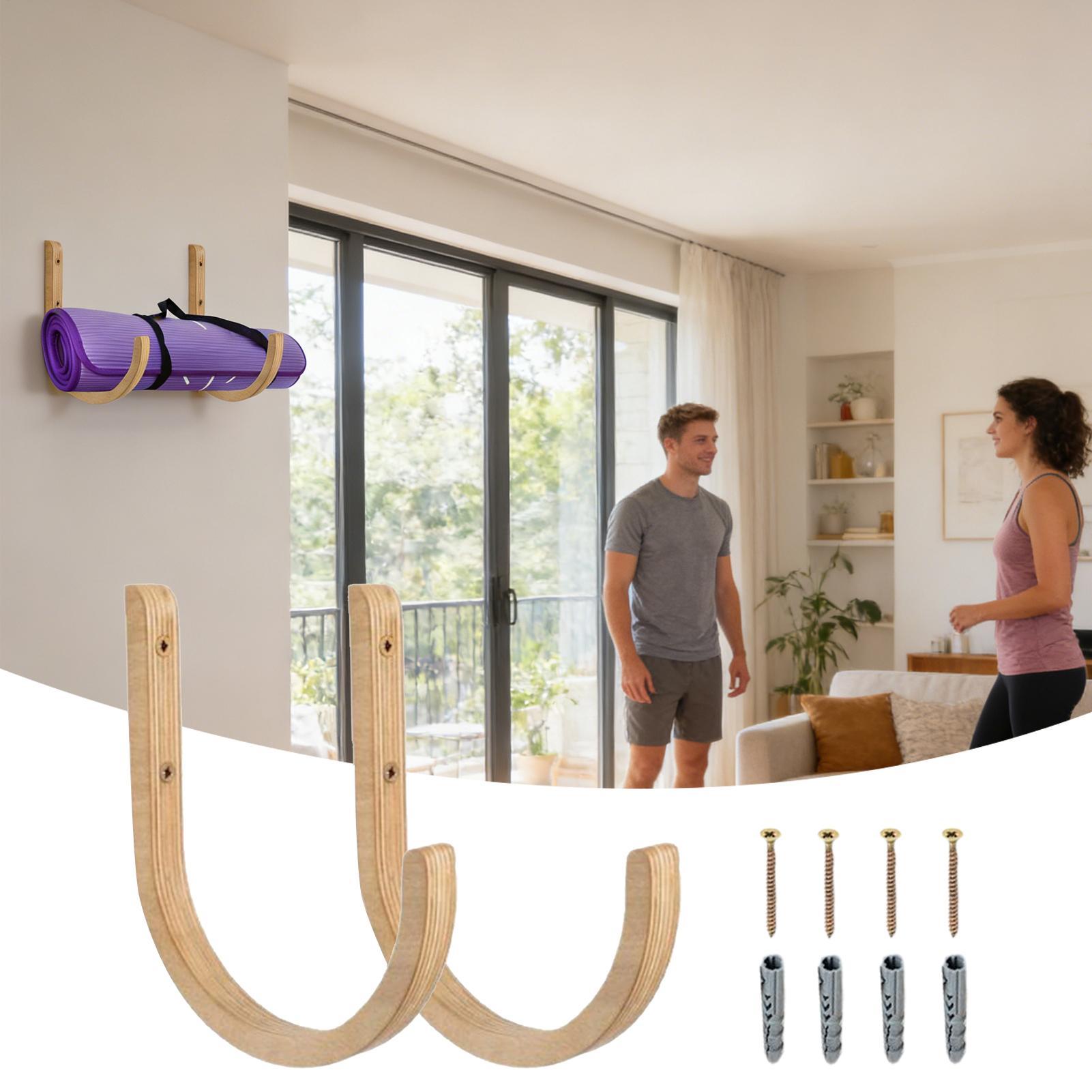 Yoga Mat Organizer 2 stuks hou - Home Gym Yoga Storage recensie en prijs