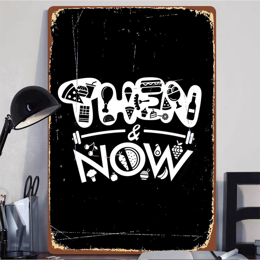 Then & Now Fitness Food Art Me - Home Gym Icon recensie en prijs