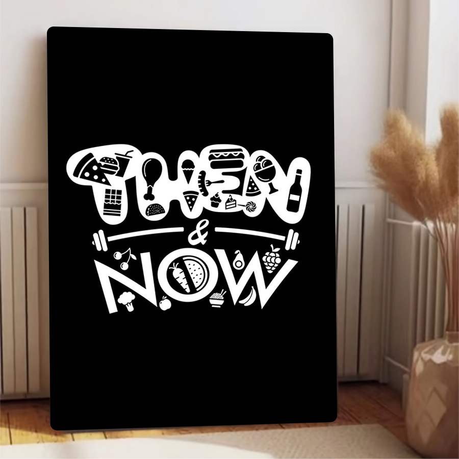 Then & Now Fitness Food Art Me - Home Gym Icon recensie en prijs