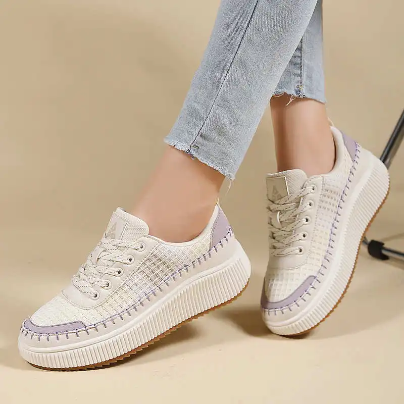 Bruine schoenen Dames Flats He - Home Gym Old School recensie en prijs