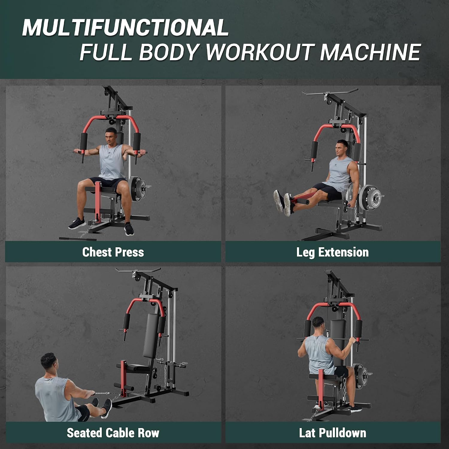 Volledige Home Gym Machine met - Home Gym Leg Extension recensie en prijs