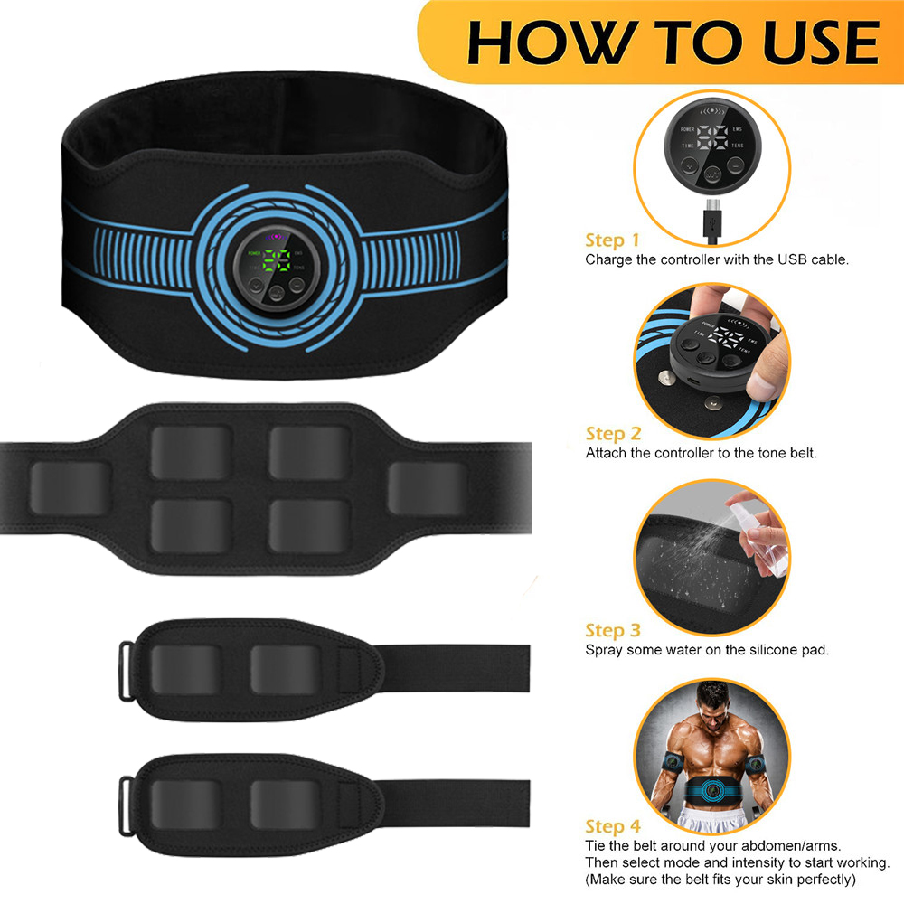 USB Oplaadbare Buikspier Train - Home Gym Electric Machine recensie en prijs