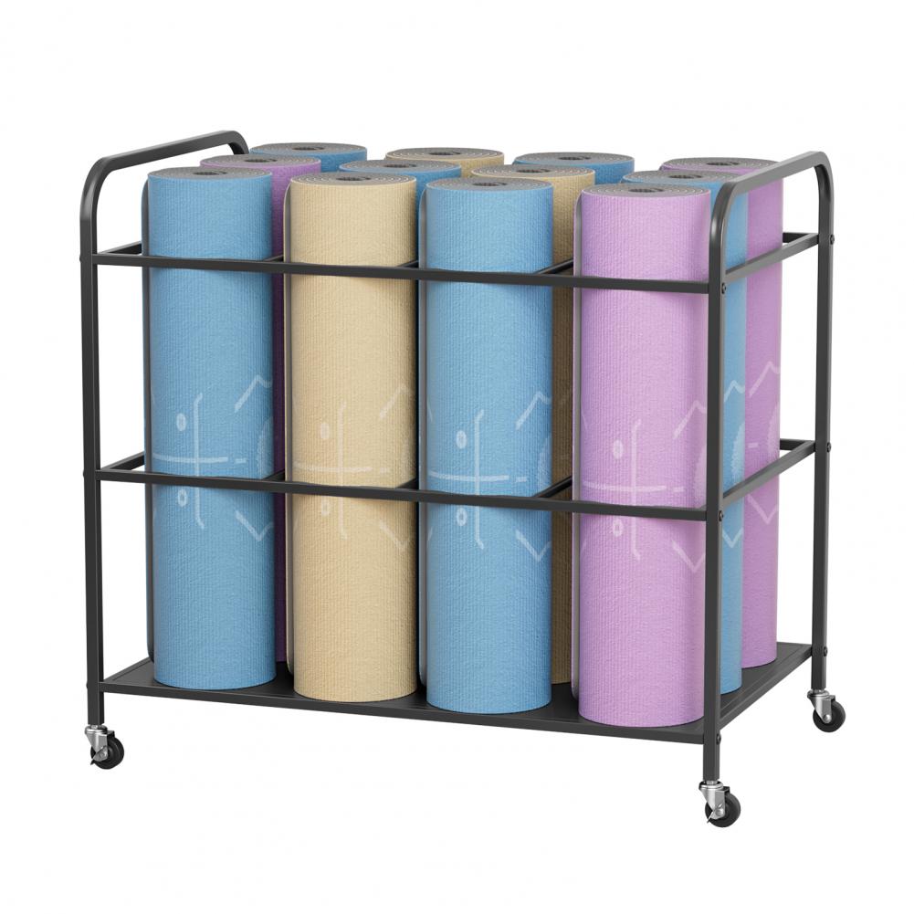 Yogamat opbergrek met wielen,  - Home Gym Yoga Storage recensie en prijs