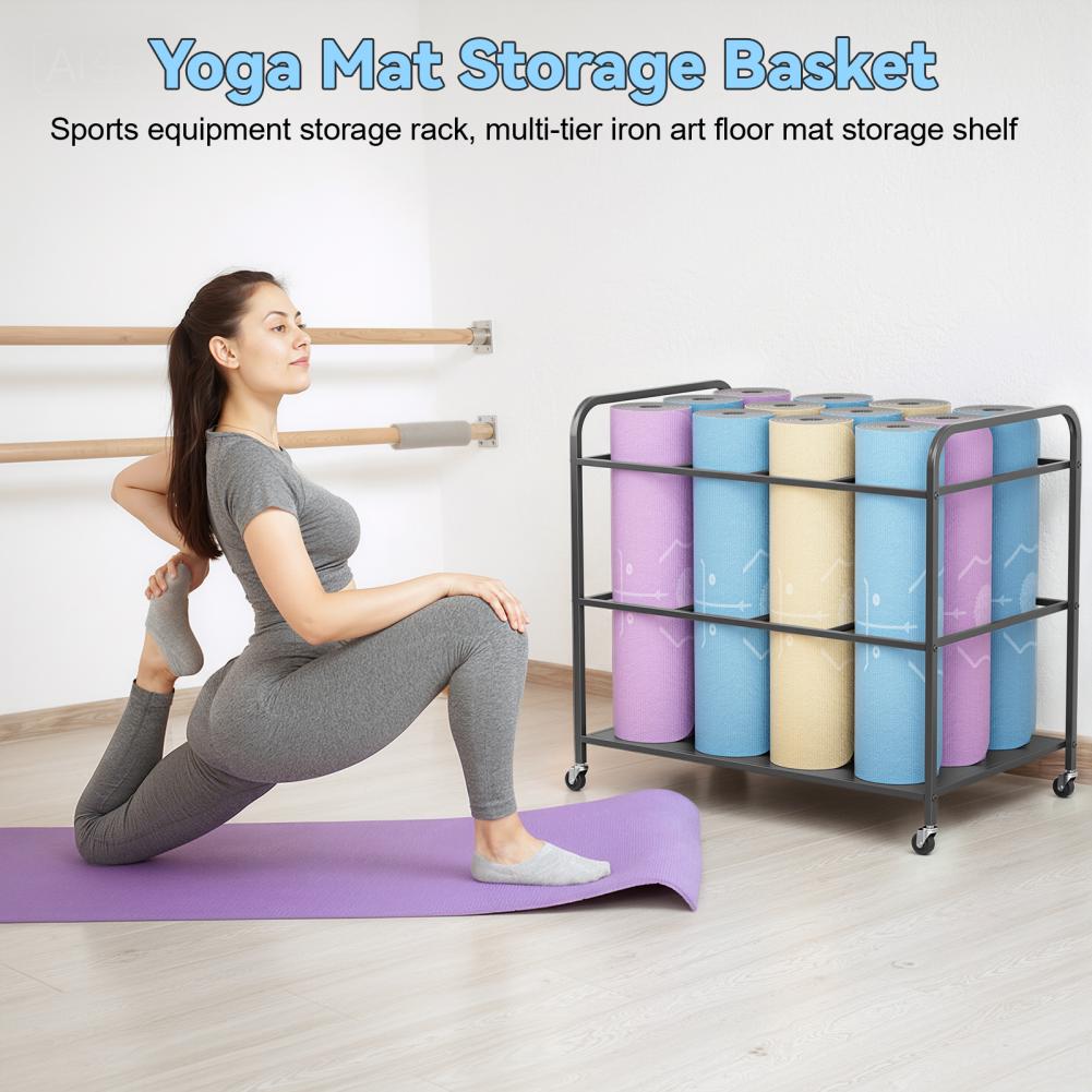 Yogamat opbergrek met wielen,  - Home Gym Yoga Storage recensie en prijs