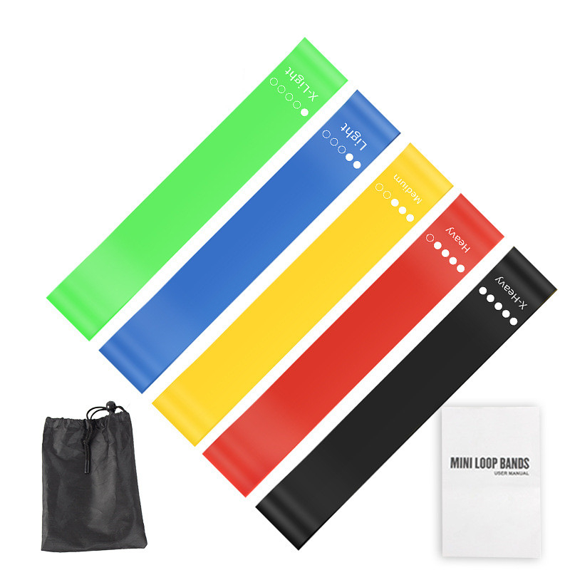 5-delige TPE weerstandsbandens - Home Gym Yoga Storage recensie en prijs