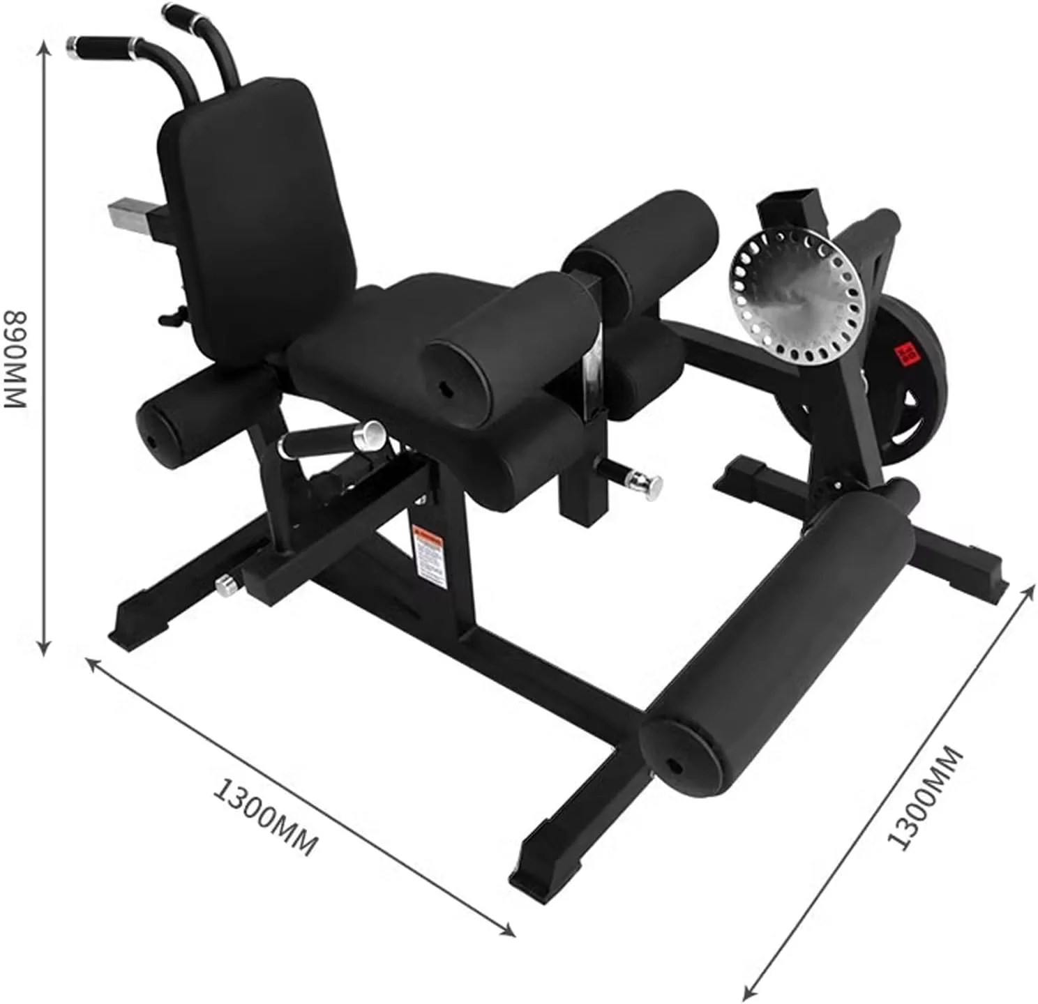 Platenbelaste verstelbare been - Home Gym Leg Extension recensie en prijs