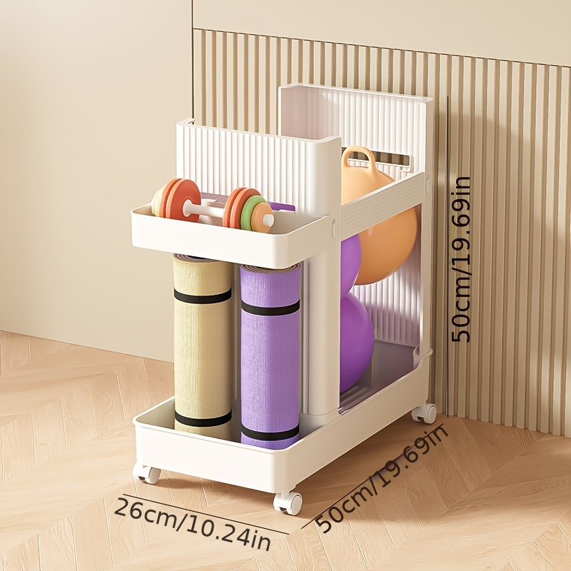 Verticale fitnessapparatuur op - Home Gym Yoga Storage recensie en prijs