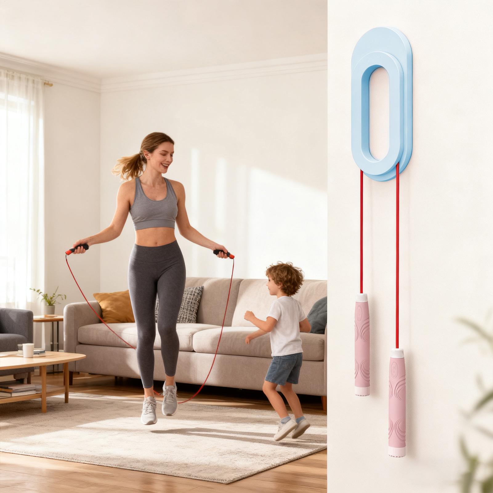 Wandgemonteerde springtouwhang - Home Gym Yoga Storage recensie en prijs